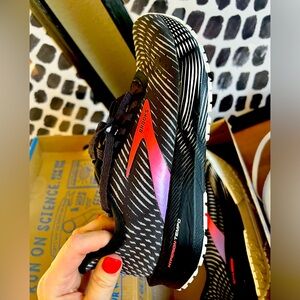 Brooks Black and Purple Hyperion Tempo Shoes